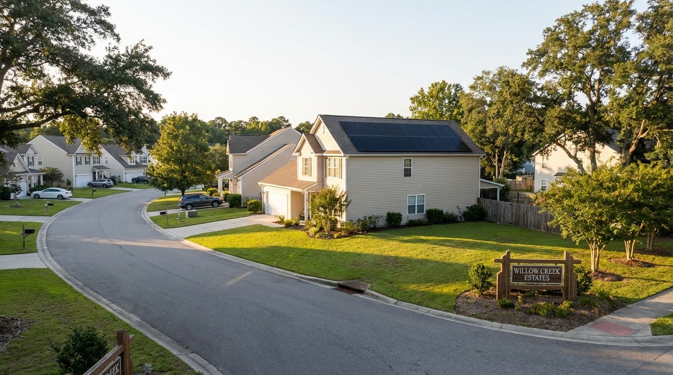 Solar-powered home in Connecticut Beautiful home with solar panels in Connecticut