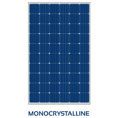 Monocrystalline panels